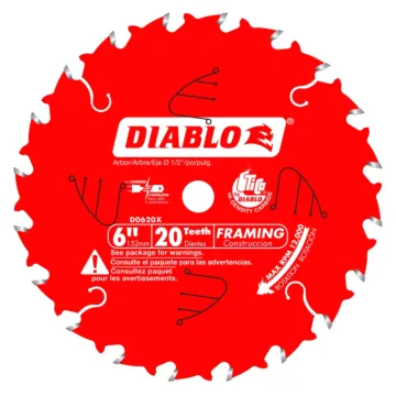 Diablo Tools 6 in. x 20 Tooth Framing Saw Blade for Porter Cable Saw Boss