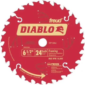Diablo Tools 6-1/2 in. 24-Tooth Framing Saw Blade