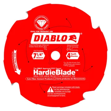 Diablo Tools 7-1/4 in. x 4 Tooth (PCD) Fiber Cement HardieBlade