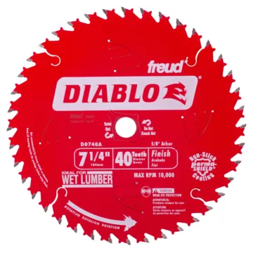 Diablo Tools 7-1/4 in. x 40 Tooth Finish Saw Blade