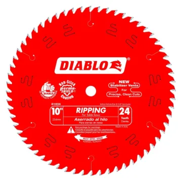 Diablo Tools 10 in. x 24 Tooth Ripping Saw Blade