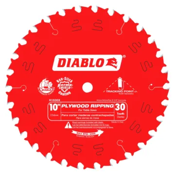 Diablo Tools 10 in. x 30 Tooth Plywood Ripping Blade