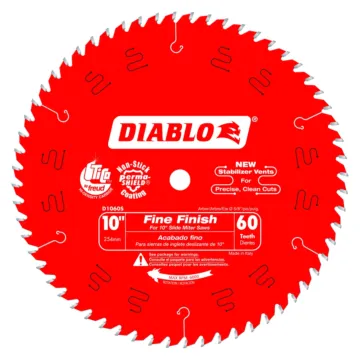 Diablo Tools 10 in. x 60 Tooth Fine Finish Slide Miter Saw Blade