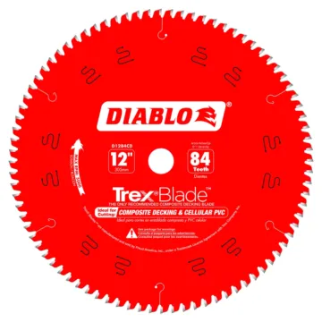 Diablo Tools 12 in. x 84 Tooth Composite Material/Plastics TrexBlade