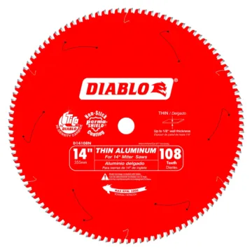 Diablo Tools 14 in. x 108 Tooth Thin Aluminum Cutting Saw Blade