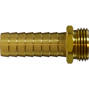 3/4 X 3/4 HOSE BARB X MALE GARDEN HOSE 2 SHANK ADAPTER