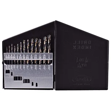 Drillco 13PC NITRO DRILL BIT SET 1/16-1/4 BY 64ths