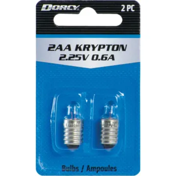 Dorcy Active Series Krypton 2.25V Flashlight Bulb (2-Pack)