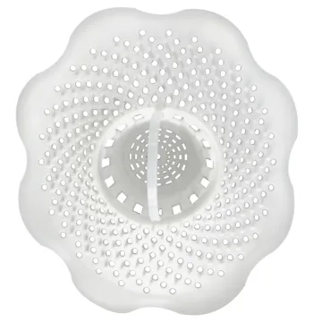Danco Hair Catcher Bathroom Tub Strainer in White