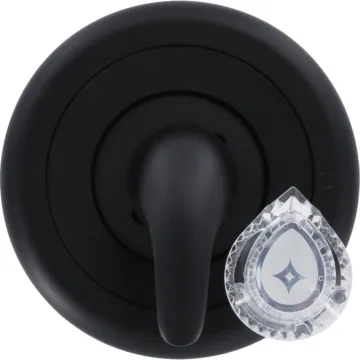 Danco Moen Lever and Knob Tub & Shower Trim Kit (Matte Black)