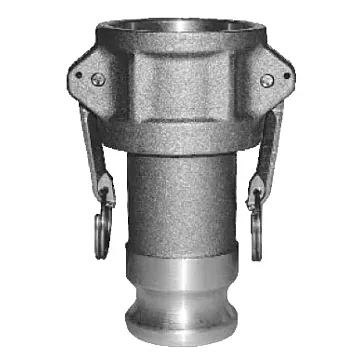Jason Megadyne 3" Female Camlock x 2" Male Camlock Adapter, Aluminum