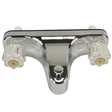 Danco 8 in. Mobile Home Off-Set Style Tub/Shower Faucet with Knob Handles in Chrome