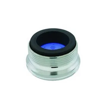 Neoperl Male x Female 15/16-27 in x 55/64-27 in Solid Brass Dual Thread Faucet Aerator Adapter