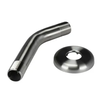Danco 6 in. Shower Arm w/ Flange in Brushed Nickel