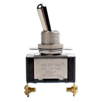 SPST On-(Off) Toggle Switch, Screw Terminal 
