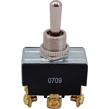 DC DPDT On-Off-On Sealed Toggle Switch, Screw Terminal