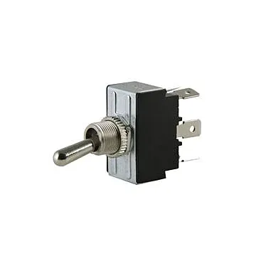 DC DPDT On-Off-On Sealed Toggle Switch, Flat Terminal
