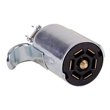 DC Del City DC 73665 Metal 7-Way RV Blade Trailer Connector