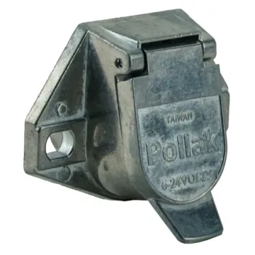 DC Del City DC 73735 Female Metal 7 Flat Trailer Connector