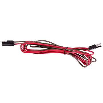 DC® 16 AWG Flat 60 in 2-Way Molded Connector with Loops