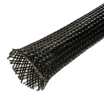 DC® Polyethylene Terephthalate Black1/2 in Inside Standard Expandable Sleeving