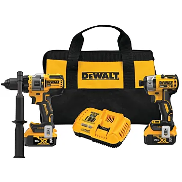 DEWALT 20V MAX* Brushless Cordless 2-Tool Kit Including Hammer Drill/Driver with FLEXVOLT Advantage