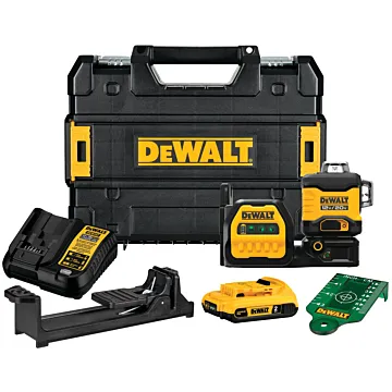 Dewalt DEWALT 20V MAX* XR 3 x 360 Green Laser (Kit)