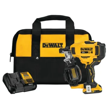 Dewalt 20V MAX* 15° Cordless Coil Roofing Nailer (Kit)