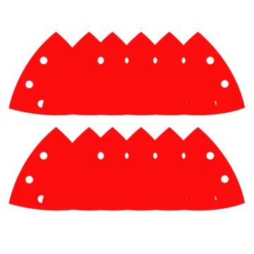 Diablo Tools 3-3/4" Oscillating Detail Triangle Sanding Sheet Assorted Pk
