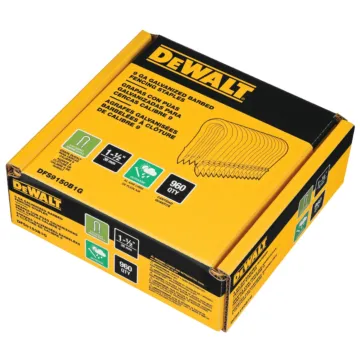 Dewalt DEWALT 1.5" 9 Ga Galvanized Barbed Fencing Staples