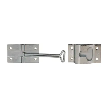 Buyers 6 in Zinc Plated Hook & Keeper Door Holder