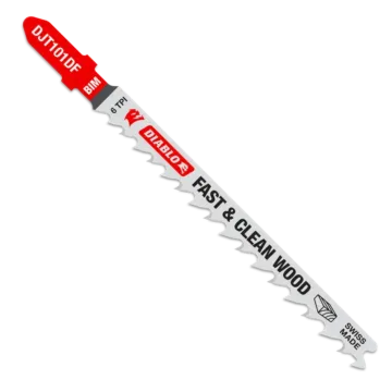 Diablo Tools 6TPI Bi-Metal Jig Saw Blades for Wood (5pk) 4 in.