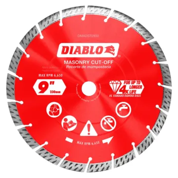 Diablo Tools Diamond Segmented Turbo Masonry Cut-Off Blade - 9 in.