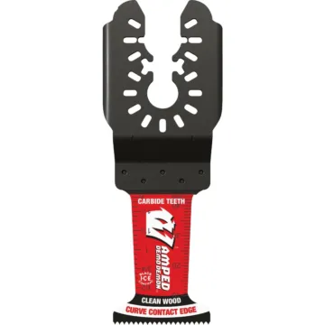 Diablo Tools AMPED™ Demo Demon™ Universal Fit Carbide Teeth Oscillating Blade for Clean Wood - 1-1/4 in. x 1-3/4 in.