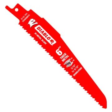 Diablo Tools 6 in. Bi-Metal Recip Blade for Thick Metal/Demolition (3/16 in. to 9/16 in.) (5-Pack)