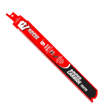 Diablo Tools 8TPI AMPED™ Steel Demon™ Carbide Teeth Reciprocating Saw Blade for Thick Metal (10pk) 9 in.