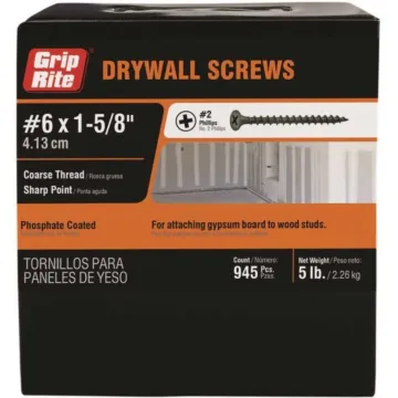 Grip-Rite #2 x 1-5/8 in Phillips Coarse Thread Drywall Screw 5 lb