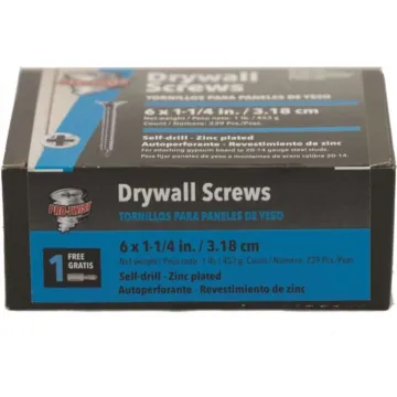 Grip-Rite #2 x 1-1/4 in Phillips Drill Tip Zinc Drywall Screw 1 lb
