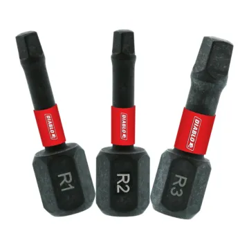 Diablo Tools 1 in. Square Drive Bit Assorted Pack (3-Piece)