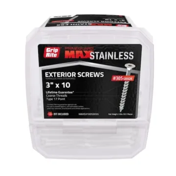 Grip-Rite #10 T25 Star 3 in Deck Screw 5 lb