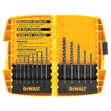 Dewalt Black Oxide Drill Bit Set w/ Pilot Point (13pc)