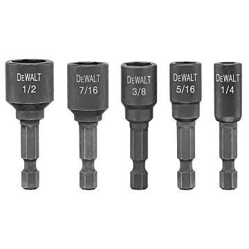 Dewalt Impact Ready Magnetic Nut Driver Set (5pc)
