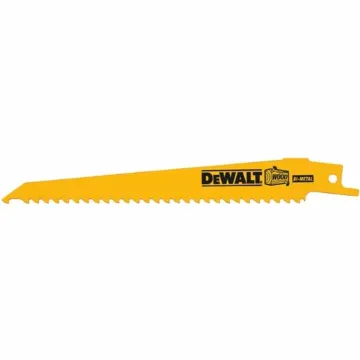 Dewalt 6 TPI Taper Back Bimetal Reciprocating Saw Blade - 9 in.