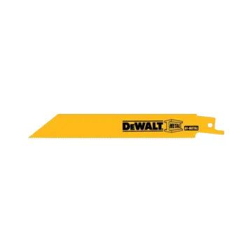 Dewalt 18 TPI Straight Back Bi-Metal Reciprocating Blade - 6 in.