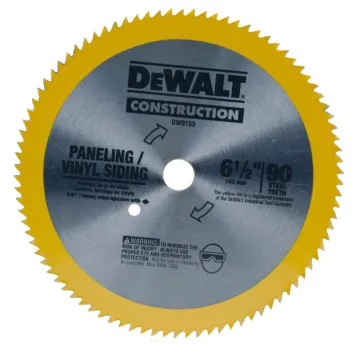 Dewalt DEWALT 6-1/2-Inch Circular Saw Blade For Paneling/Vinyl, 90-Tooth
