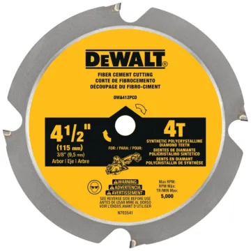Dewalt 4T Fiber Cement Cutting Circular Saw Blade - 4-1/2 in.