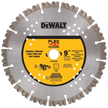 DEWALT FLEXVOLT 9 In Diamond Blade with 7/8 in Arbor (1 Pack)