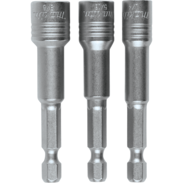Makita Impact XPS® 1/4 in 5/16 in 3/8 in Hex 2-9/16 in Magnetic Nutsetter Set