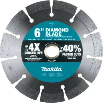 Makita 6" Diamond Blade, Segmented, General Purpose