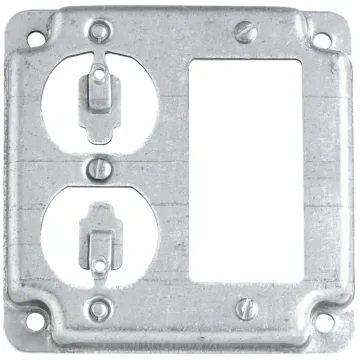 Southwire GFI Outlet and Duplex Outlet Square Device Cover - 4 in. x 4 in.